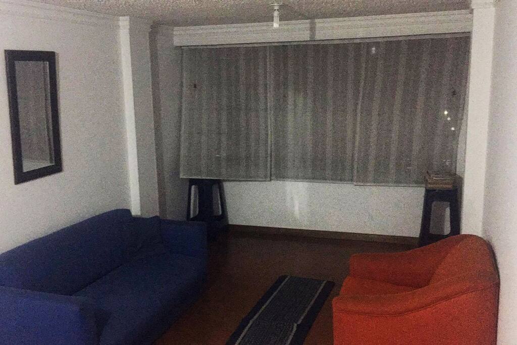 living room.