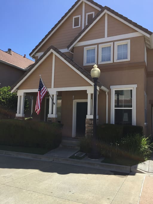 In a single family house