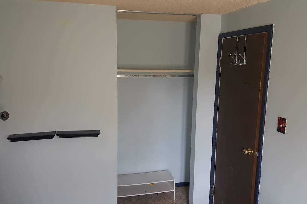 open closet space