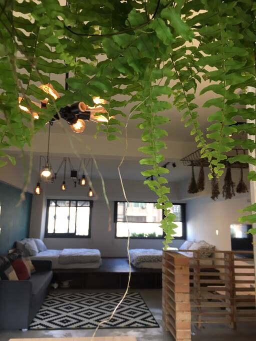 寬闊的loft 風設計,採光良好。