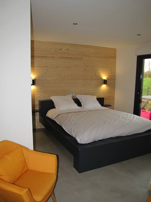 Grand lit double 160 X 200