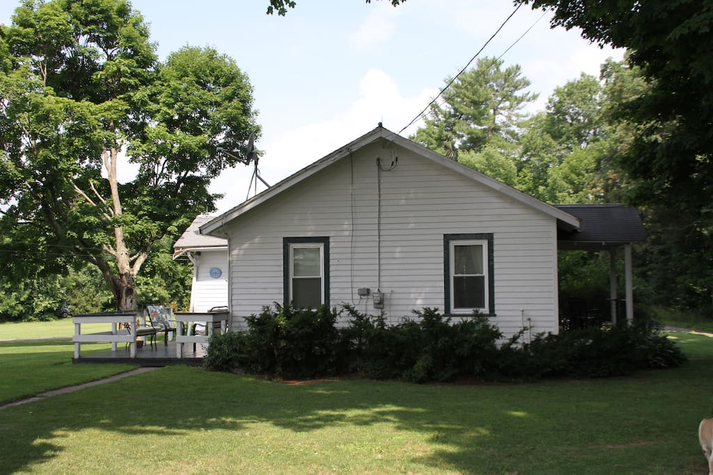 East Side view of guest cottage