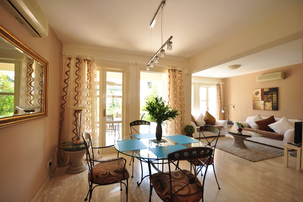 Open plan living space