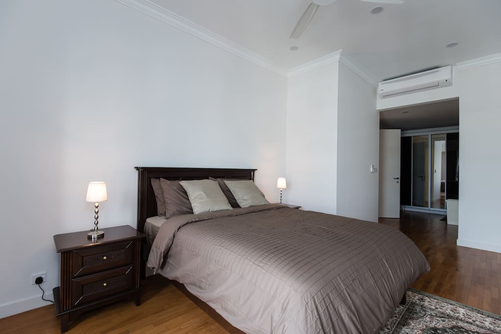 Spacious master bedroom