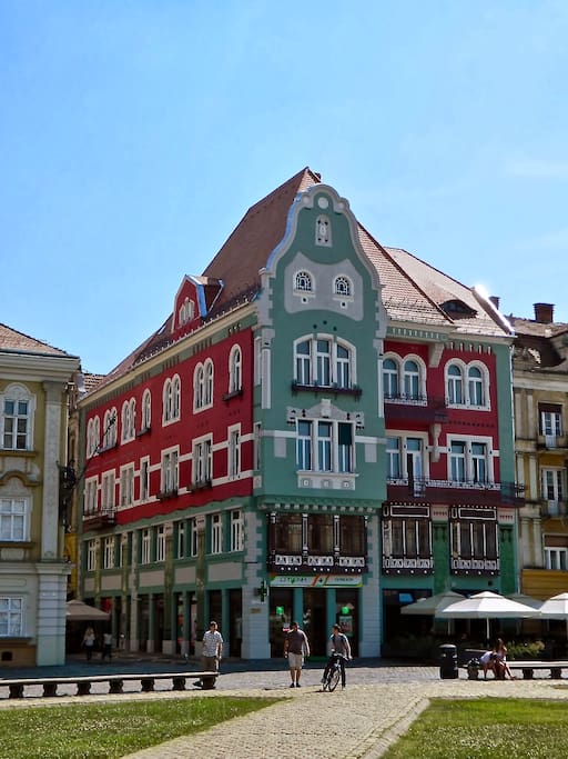 The building