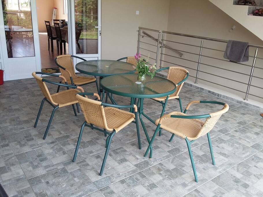 la terrasse privative
