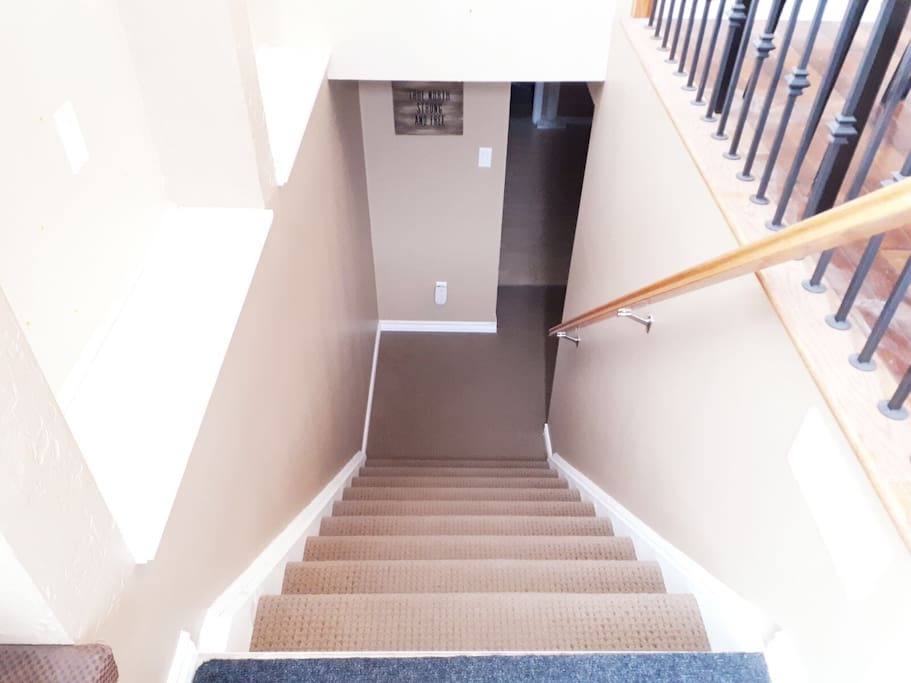 Stairs to the bedroom