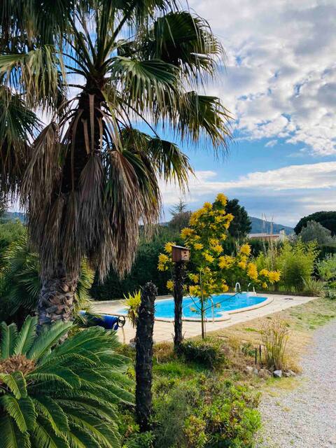 Villa 3* 5 Ch mountain view near sea & Spain