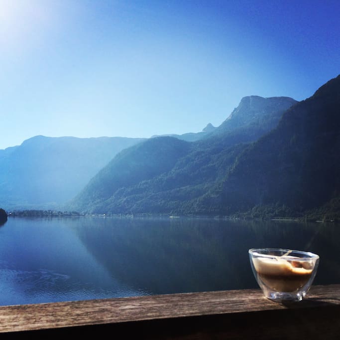 Caf`Latte in the morning with this view?
