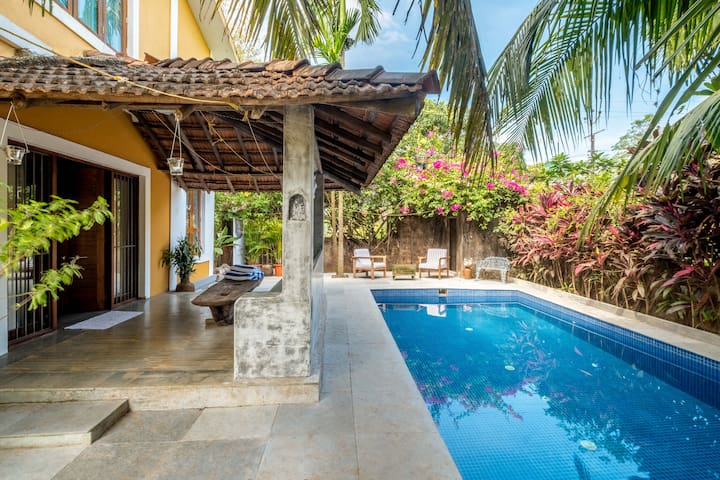Artist House 4BHK Villa w/private Pool in Mandrem