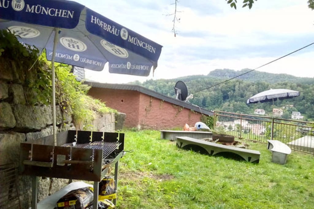 Grill und Feuerplatz