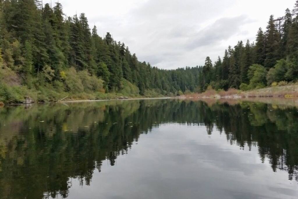 Russian River just down from the house