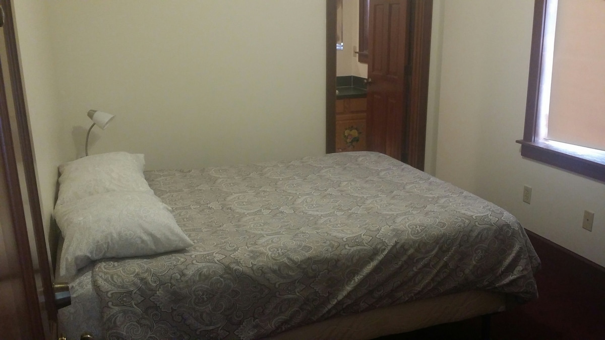 Room with private bath & TV