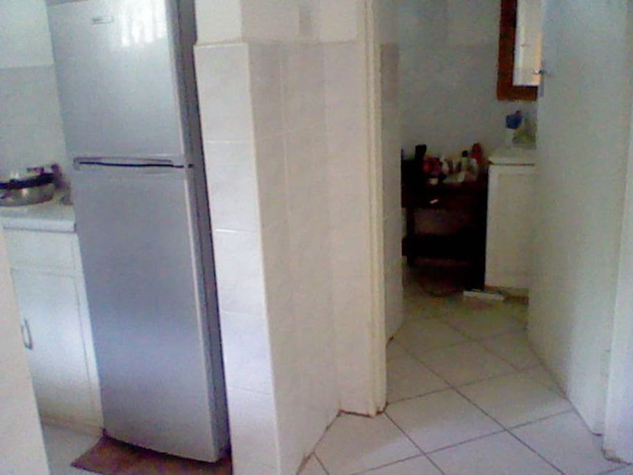 Kitchen to Bathroom area
