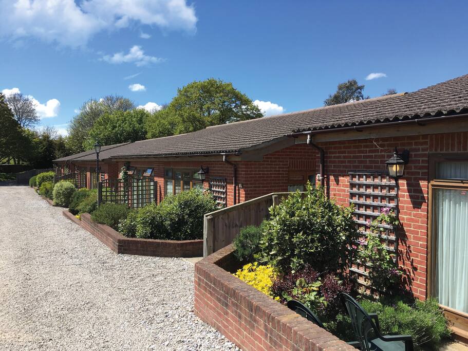 Beautiful resort with holiday cottages