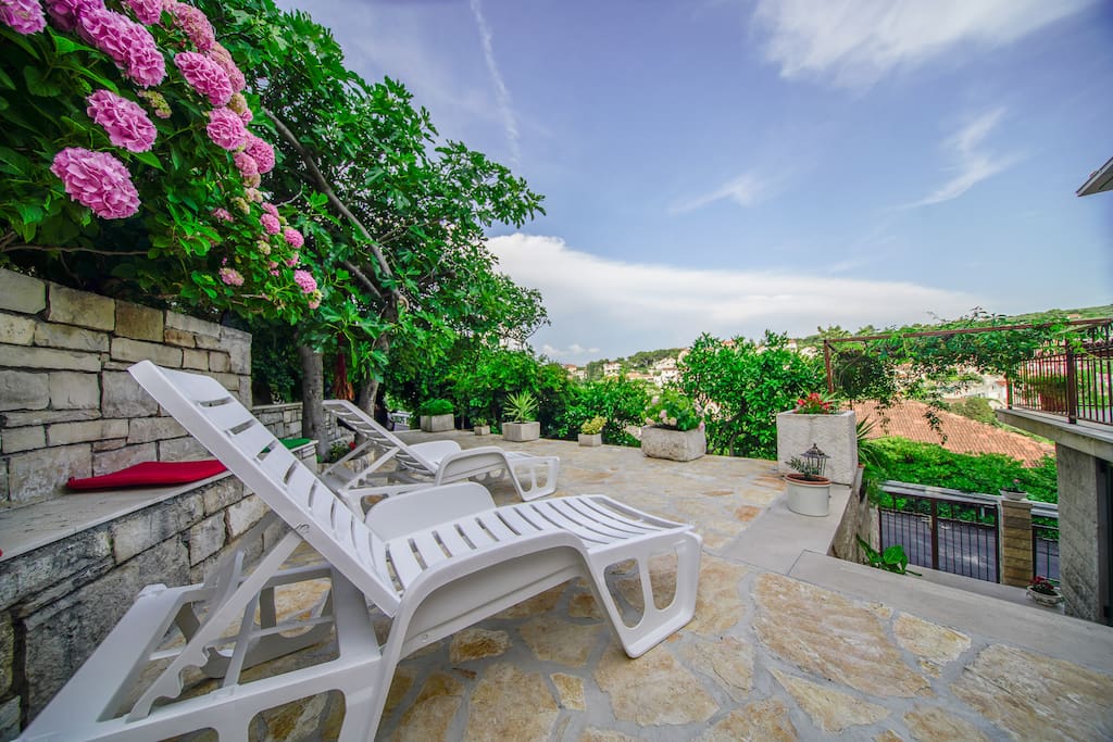Place to relax and sunbathing