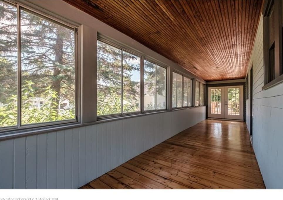 Wrap around sun porch