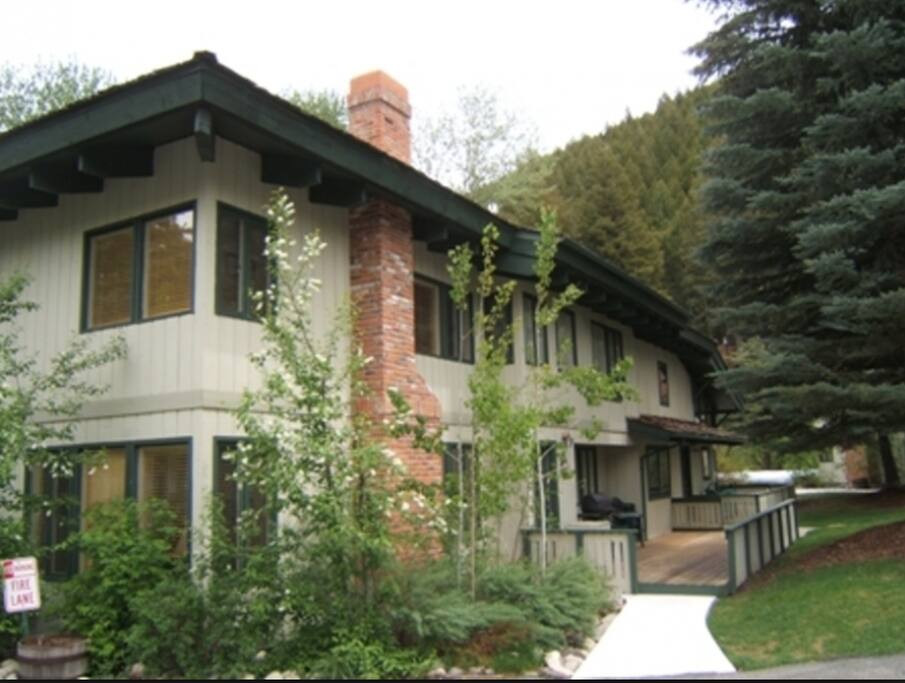 Exterior of the condos
