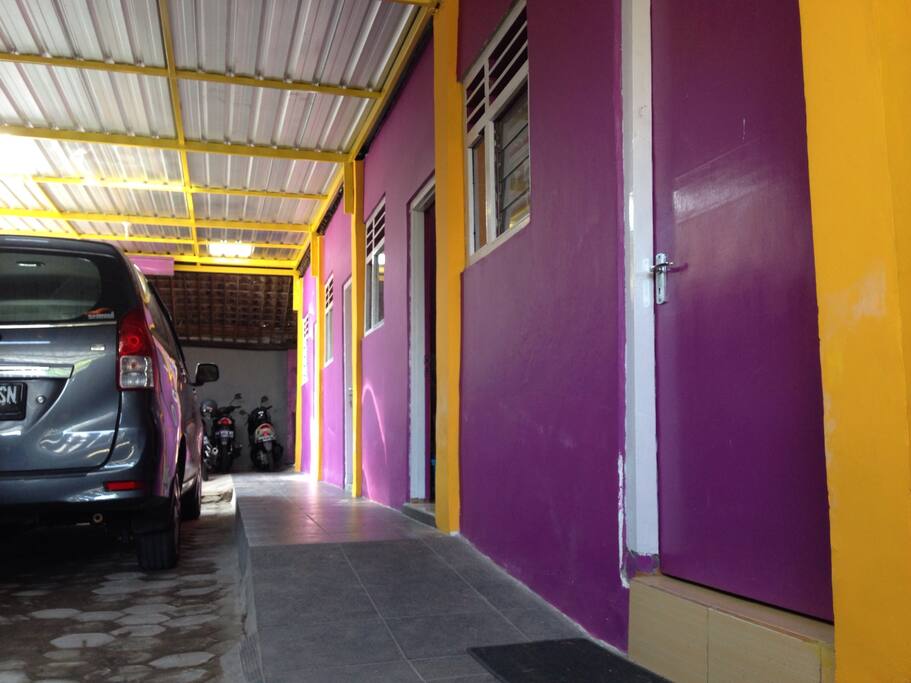 Shaded parking space (subject to availability)