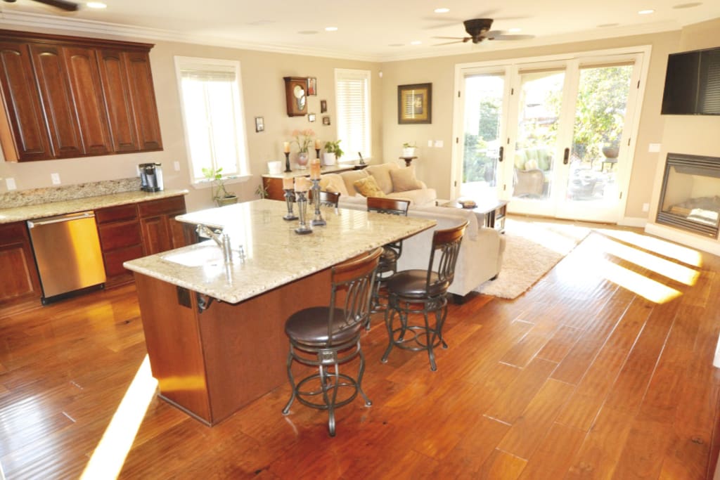 Open Concept Kitchen/Living Room