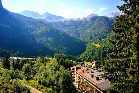 View-stunning 2 BR apartment in the heart of Alps