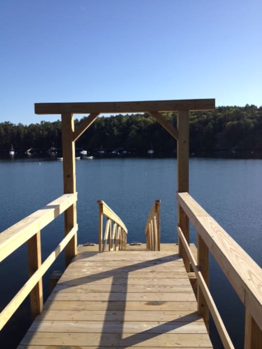 Dock and Float - great for fishing and sunbathing