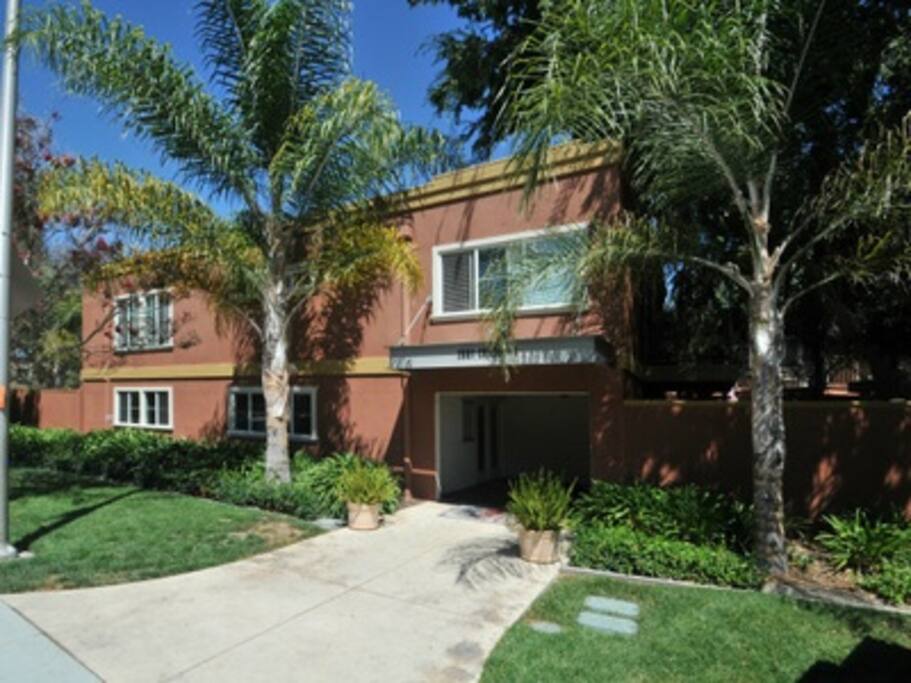 Front of quaint complex