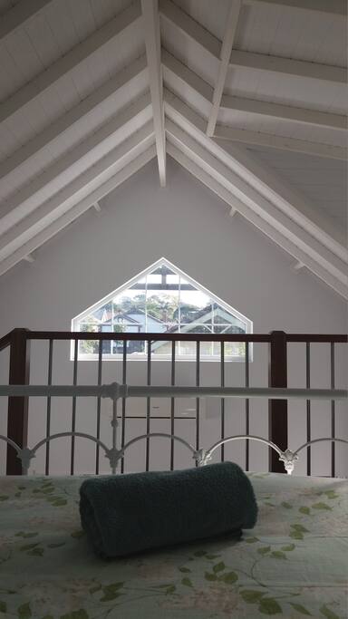 view from the upstairs bedroom
