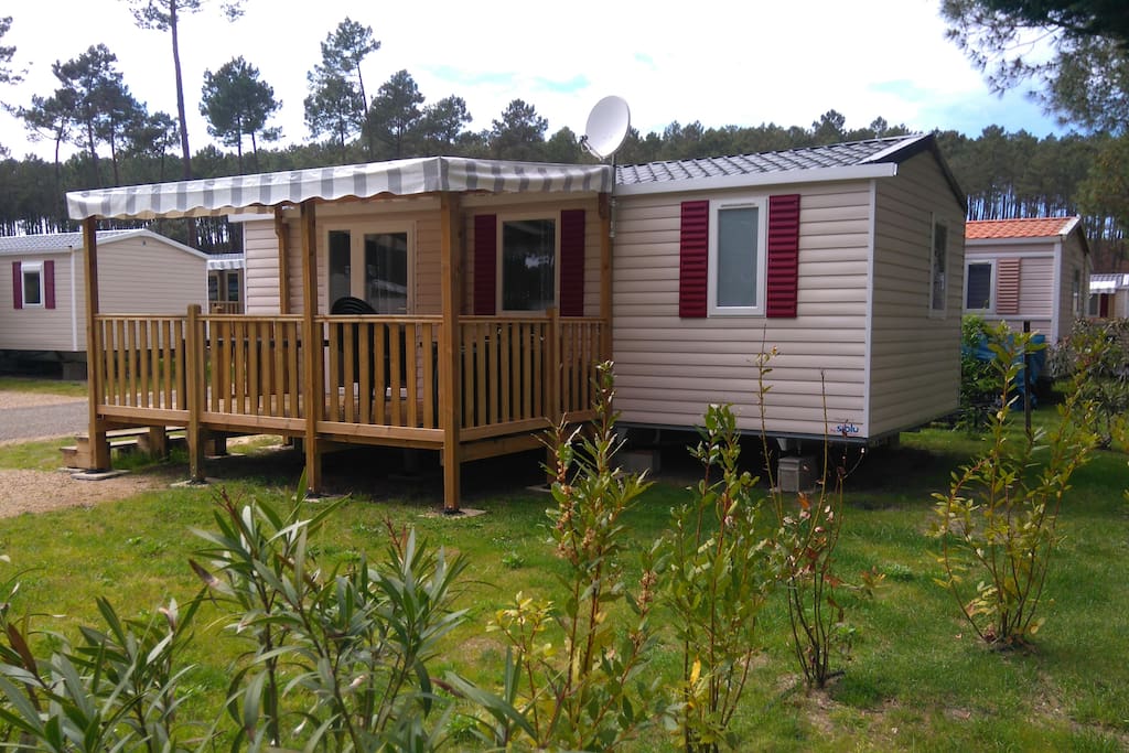 Le mobilhome avec jardin