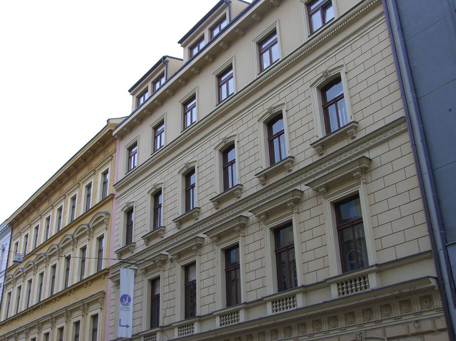 Apartment building.