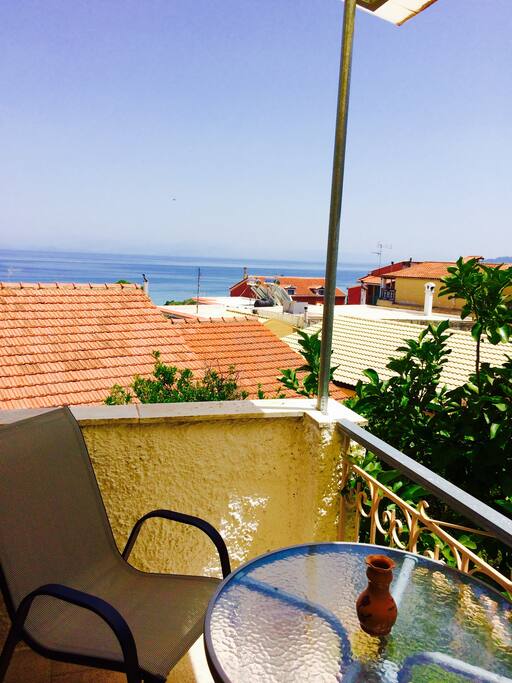 Balcony with sea view
