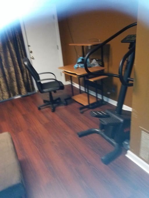 computer Table and Exercise Machine