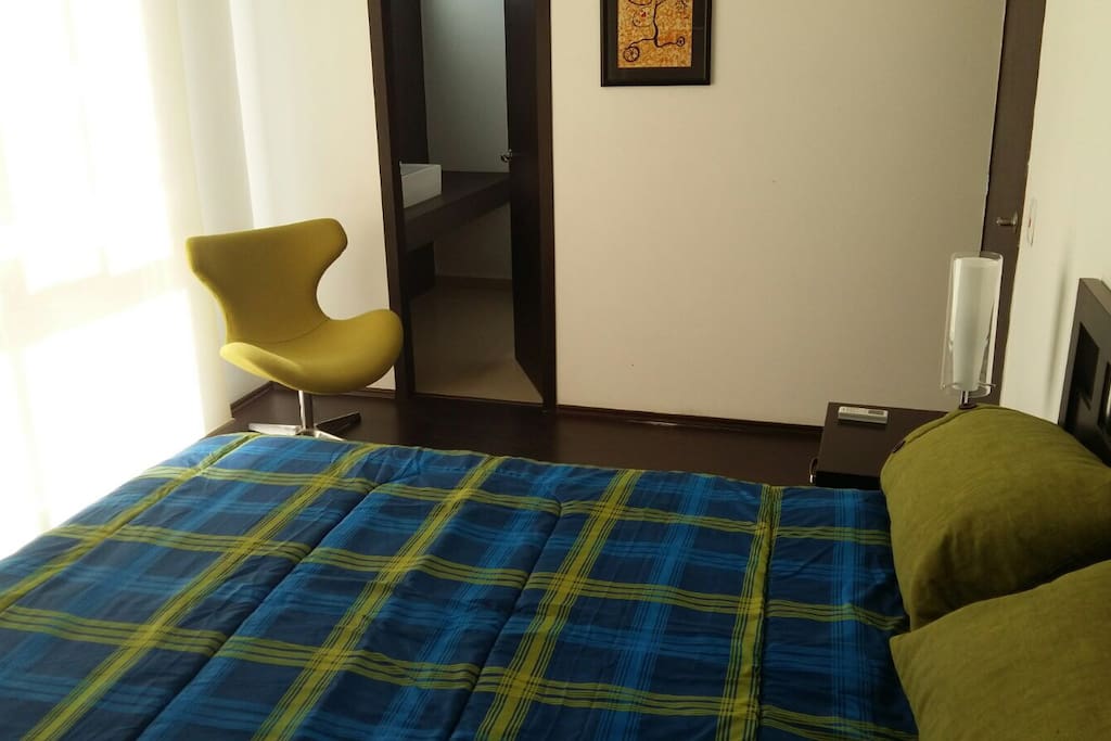 Queen Size Bed.