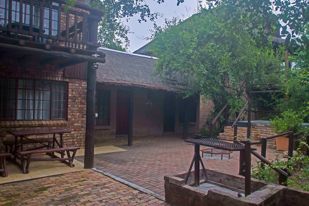Patio and barbecue