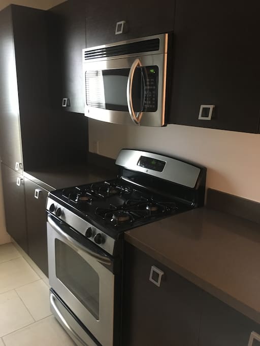 Kitchen with all your needs and stainless steel appliances