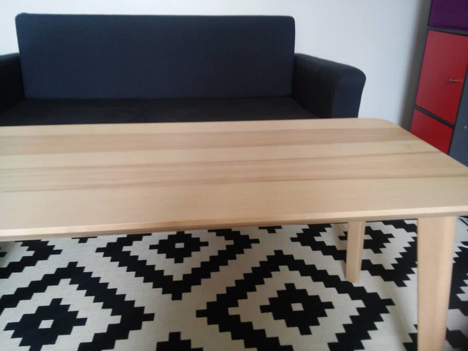 Pièce à vivre avec deuxième couchage.