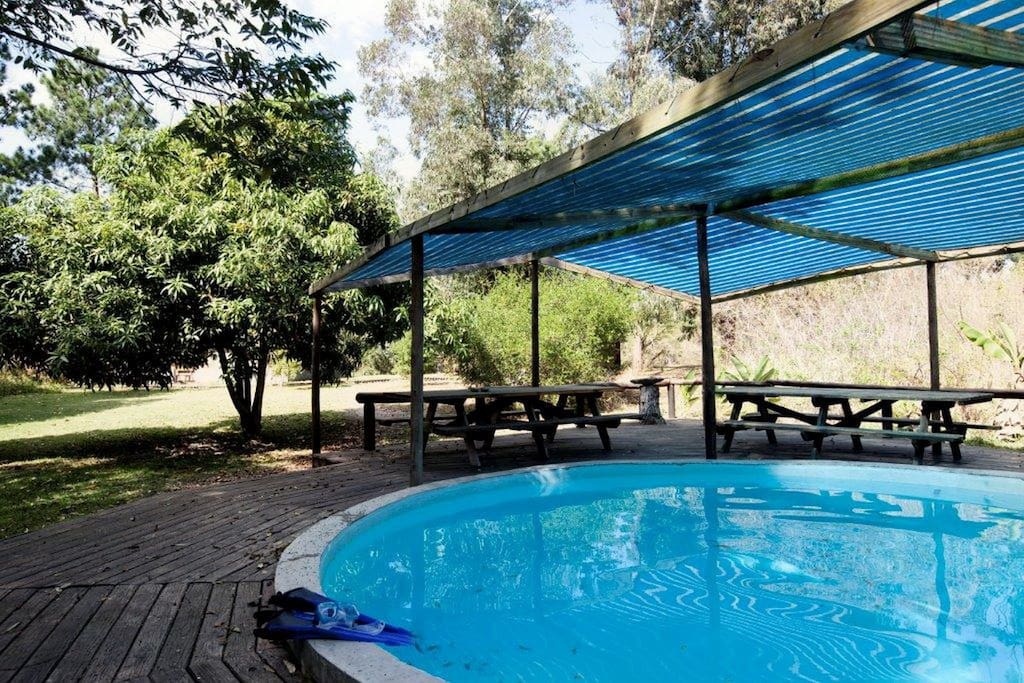 Swimming pool area
