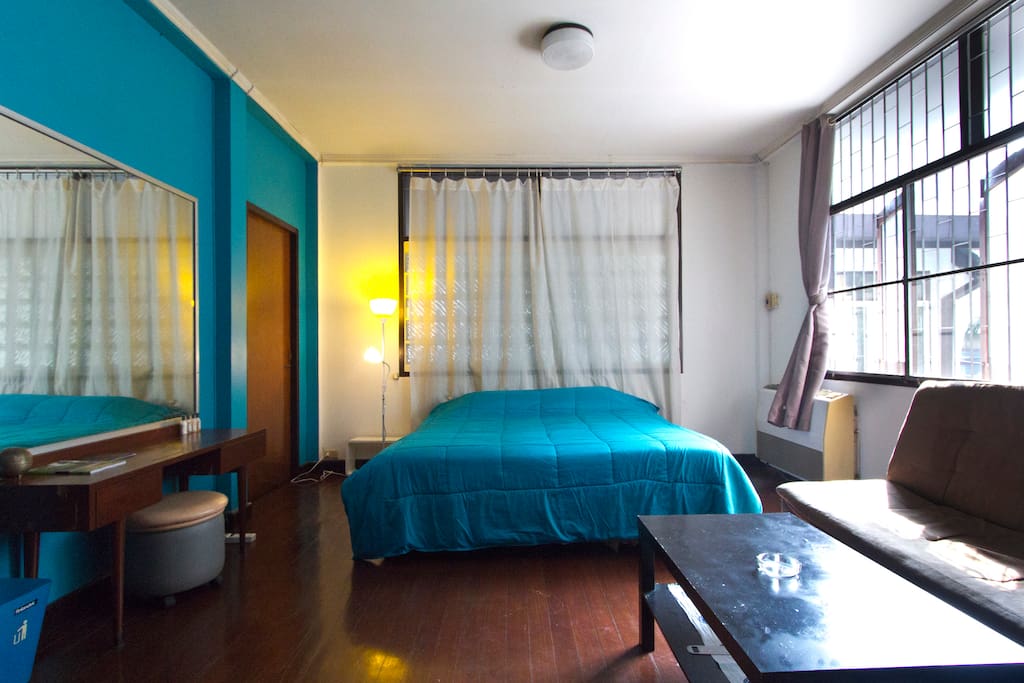 Spacious private room with A/C and own balcony