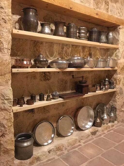 Ankara evi mutfak ve kileri/The kitchen of traditional Ankara house