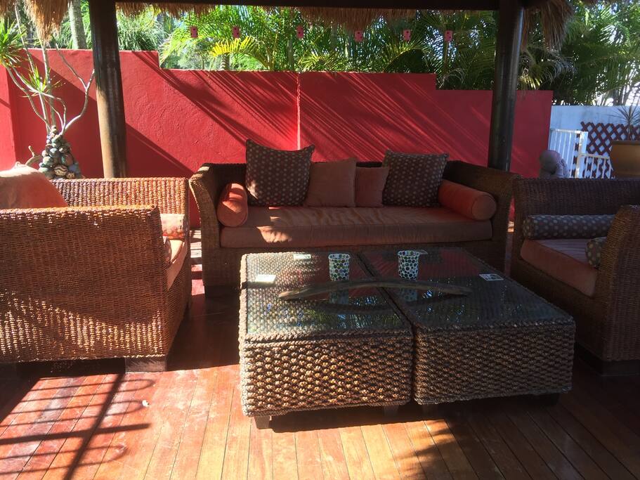 Beautiful Balinese Hut next to the Golf Course to relax.