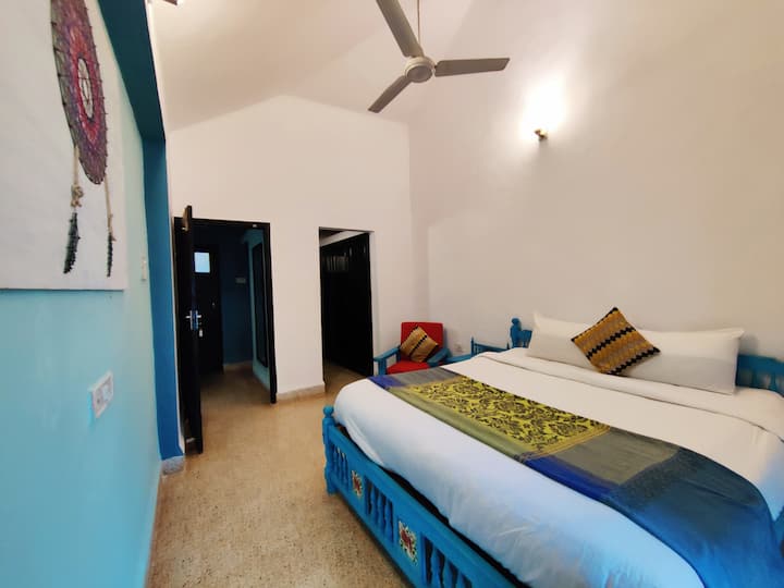 Master Bedroom with walk-in closet, bathroom and dressing area.