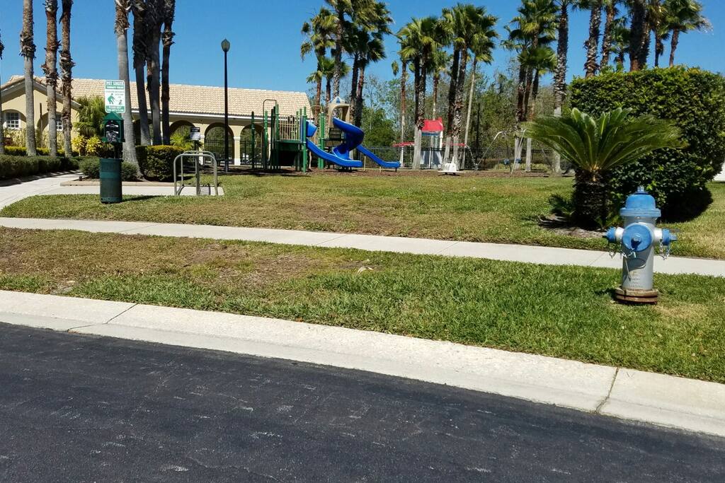 Beautiful neighborhood green-space.
