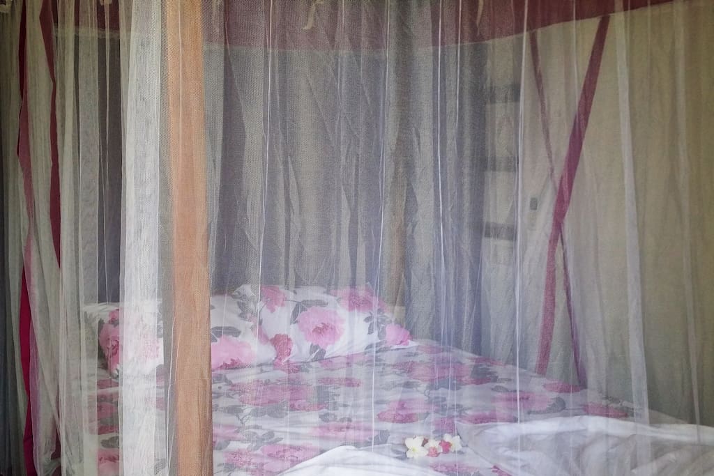 All our beds have mosquito nets!