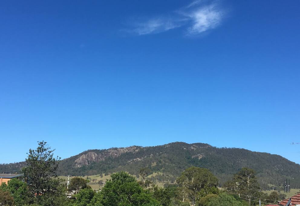 The Mograni ranges view from the deck