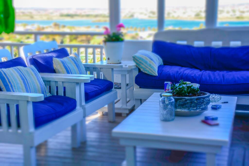Cocktails on the Deck.