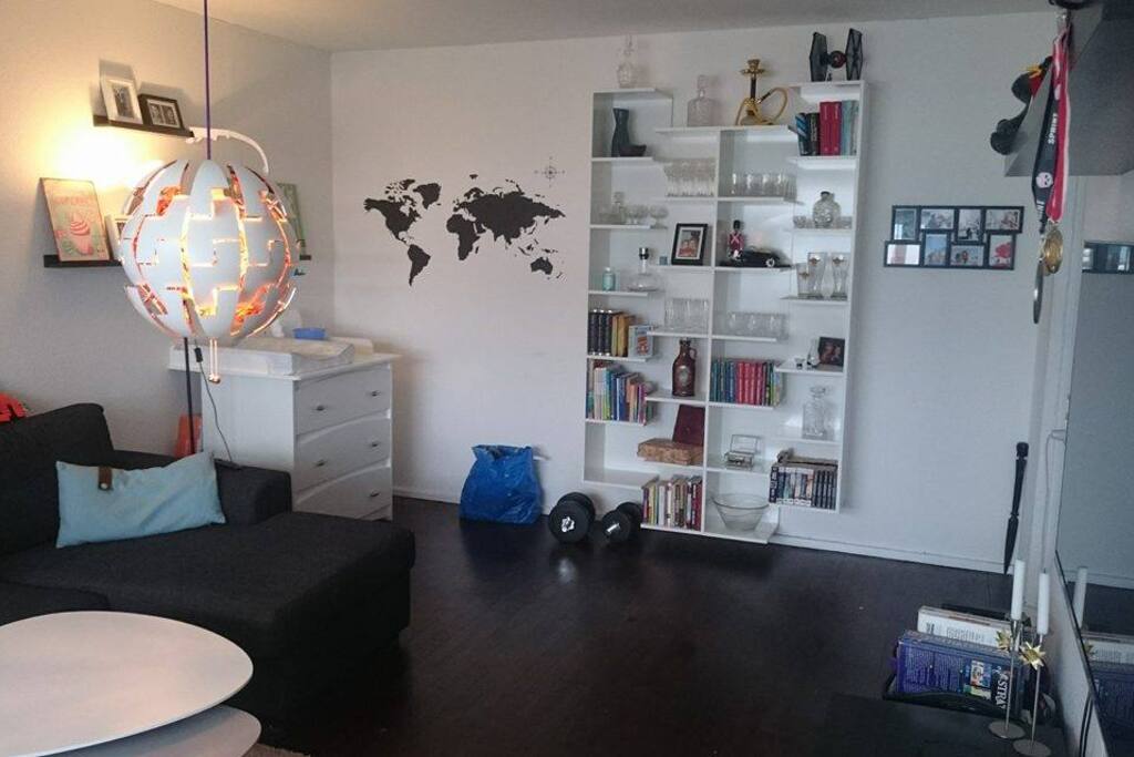 Living Room with baby facilities