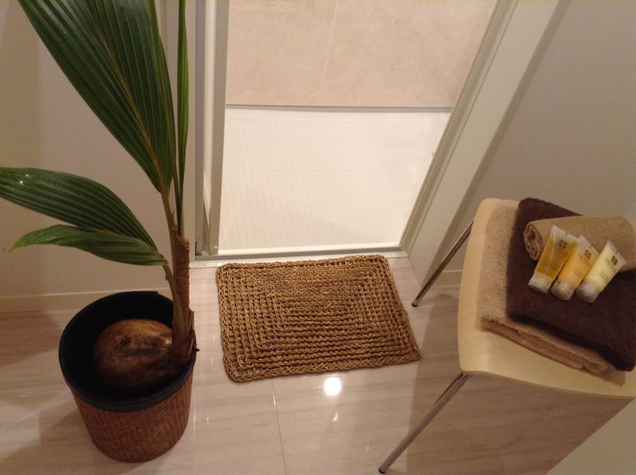 private shower room