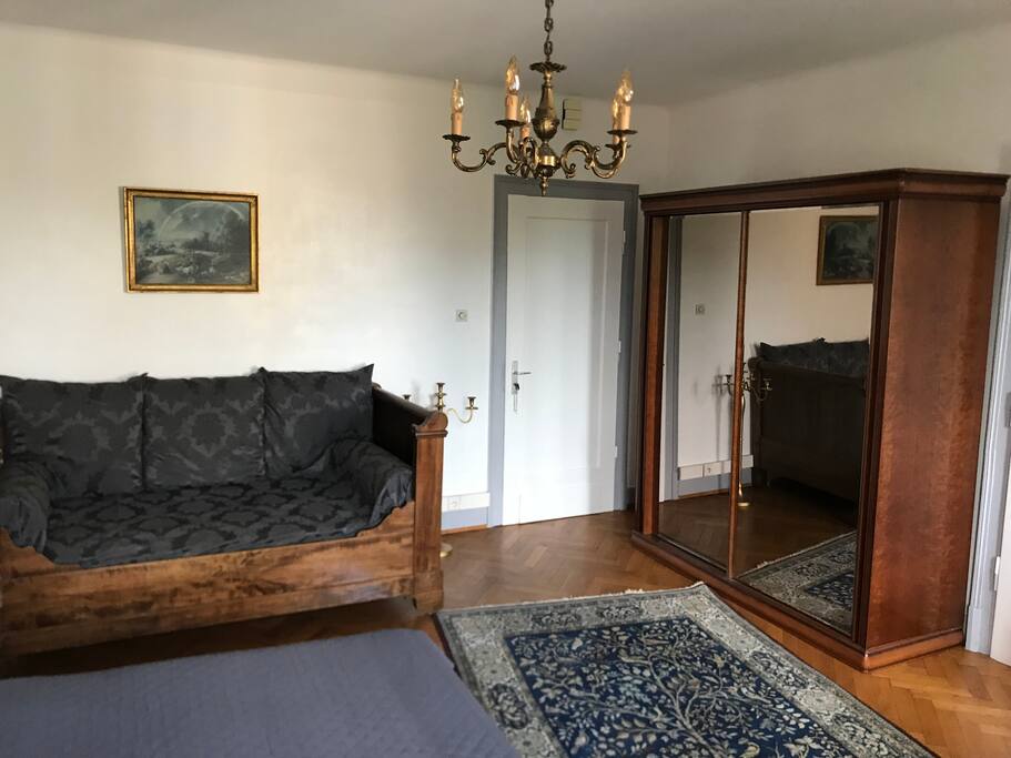 vue de la banquette-lit 1 personne