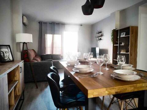 Top performing Airbnb: Apartment with a pool and parking in Puerto de Cambrils in Cambrils