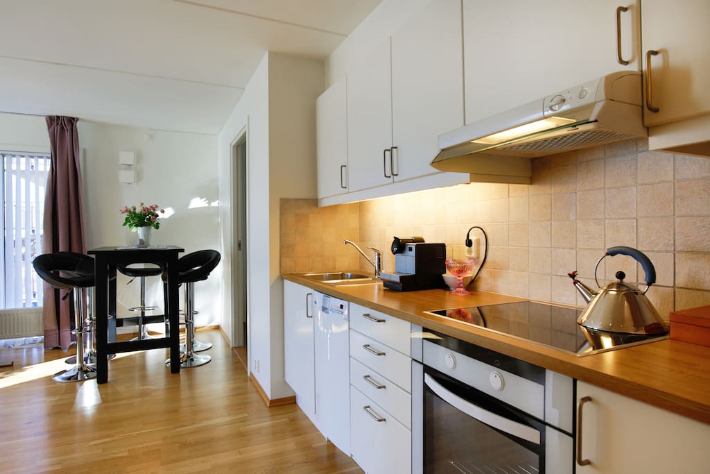 Well equipped kitchen